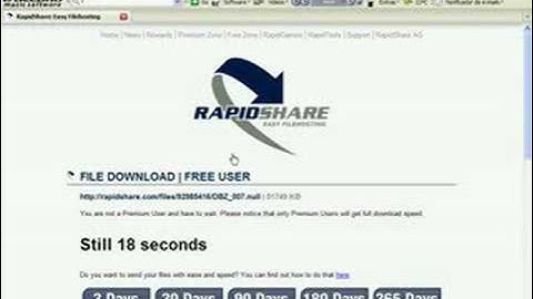 Tutorial Rapidshare