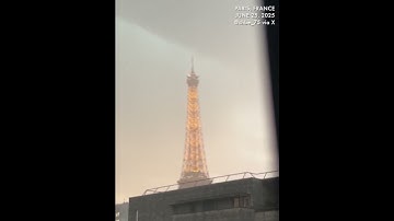 WATCH Heavy storms in Paris shroud Eiffel Tower in clouds and rain