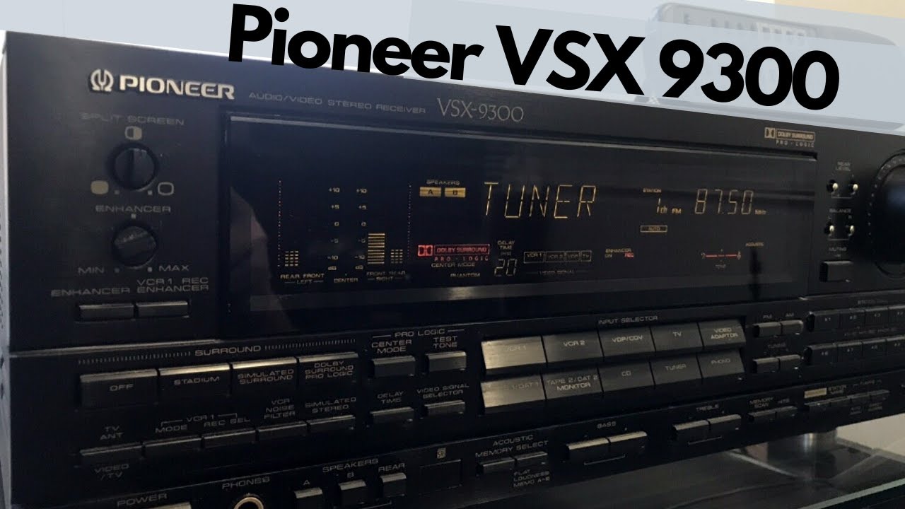 Pioneer VSX9300 Stereo receiver Review YouTube