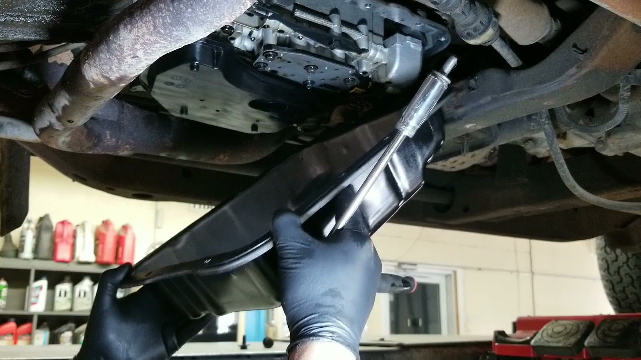 2000 chevy s10 transmission pan and filter change