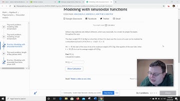 Modeling with Sinusoidal Functions