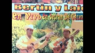 Video-Miniaturansicht von „BERTIN Y LALO TENGO QUE OLVIDAR“