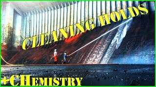 Мойка трюмов после угля. Готовим химию/ Cleaning holds. + Chemistry