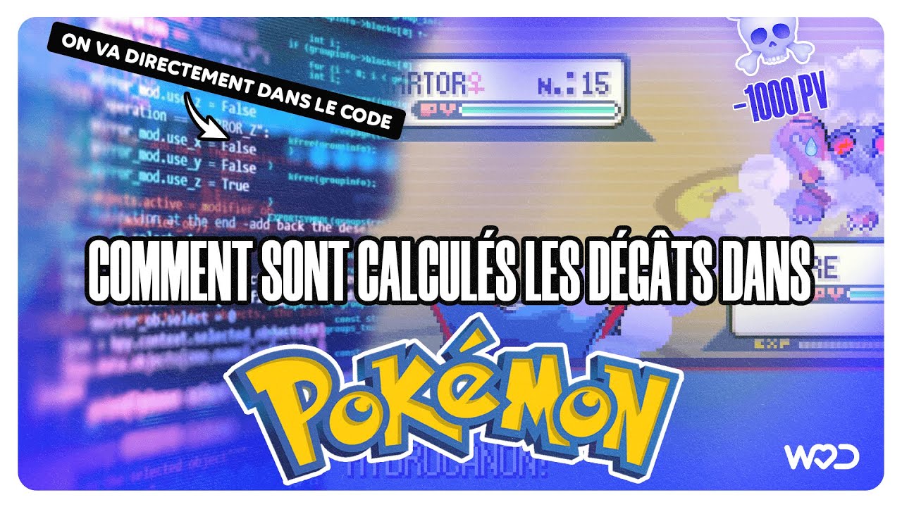 Comment fonctionne l'algorithme de calcul des dégâts dans Pokémon ? - L