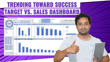 Sales Target VS Achievement Excel Dashboard, Power Pivot, Dax, Data Modeling