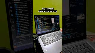 Day 23/100 #100daysofcode  #100daychallenge #day23 #coder #codewithme #javascript #shortsfeed