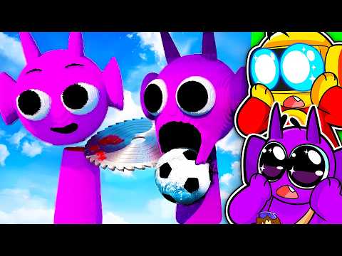 Sprunki DURPLE vs Planeta GIGANTE en Teardown!