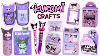 8 DIY KUROMI CRAFTS - Kuromi Stationery - Stickers, Notebook, Washi Tape and more...