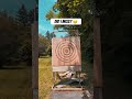 Close one #axethrowing #watl #trickshot #trickshots #bullseye