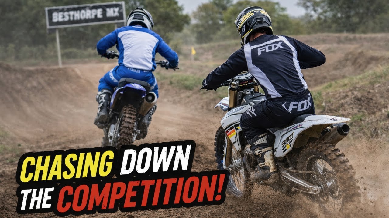 Besthorpe MX Track 🏁 | Chasing the Yamaha! Triumph 250X Full Send 🔥