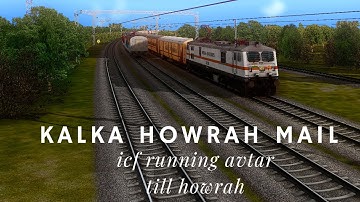 KALKA HOWRAH MAIL JOURNEY PART-1 #msts #openrails #reshade #viral #viralvideo #EXPRESS