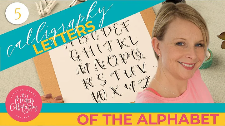 Calligraphy Beginner Series - Lesson 5 - Calligraphy Letters of the Alphabet