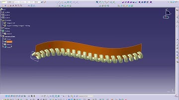 CATIA V5 Spiral Cable