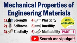Properties of materials, 1, Engineering Materials Properties, #property #properties #bme #mechanical