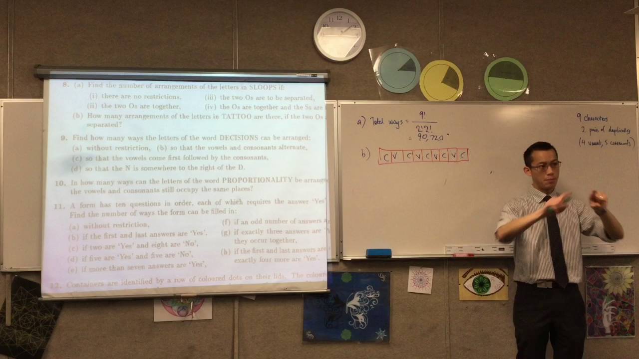 Arrangements and Counting Methods (1 of 4: Interpreting the question and finding conditions)