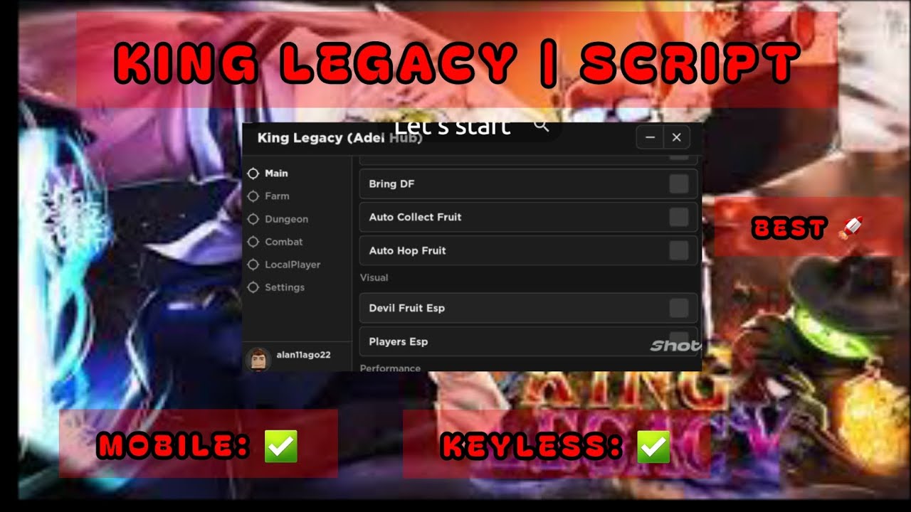 BEST OP KEYLESS KING LEGACY ROBLOX SCRIPT, OP AUTOFARM MOBS KILL ...
