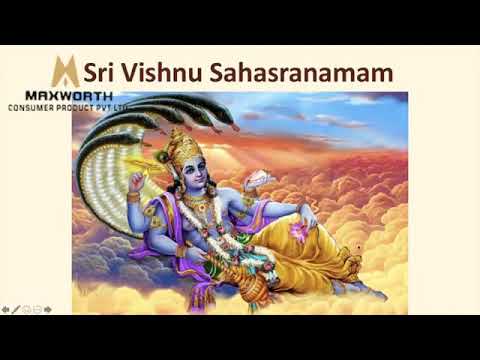 Vishnu Sahasranama Stotram with Lyrics in English - by M.S.Subbulakshmi