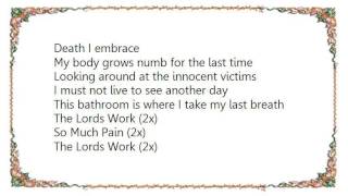 Vehemence - The Lord&#39;s Work Lyrics