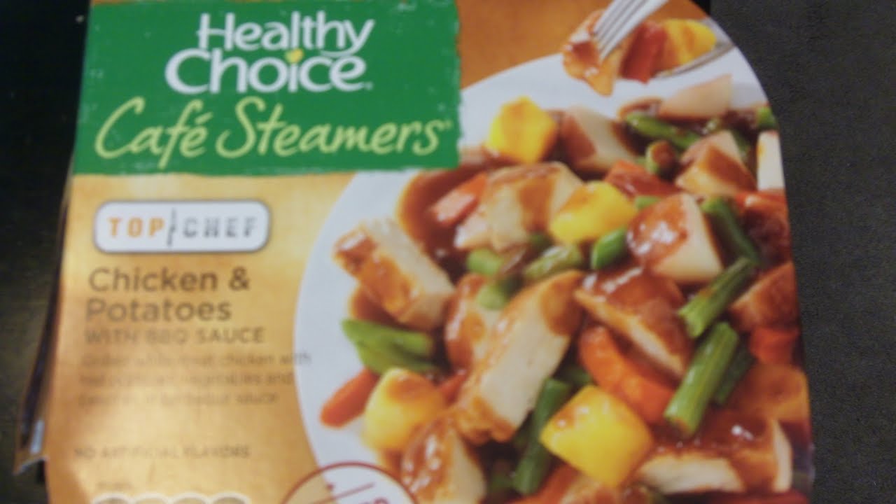 Healthy Choice Cafe Steamers Chicken & Potatoes Review YouTube