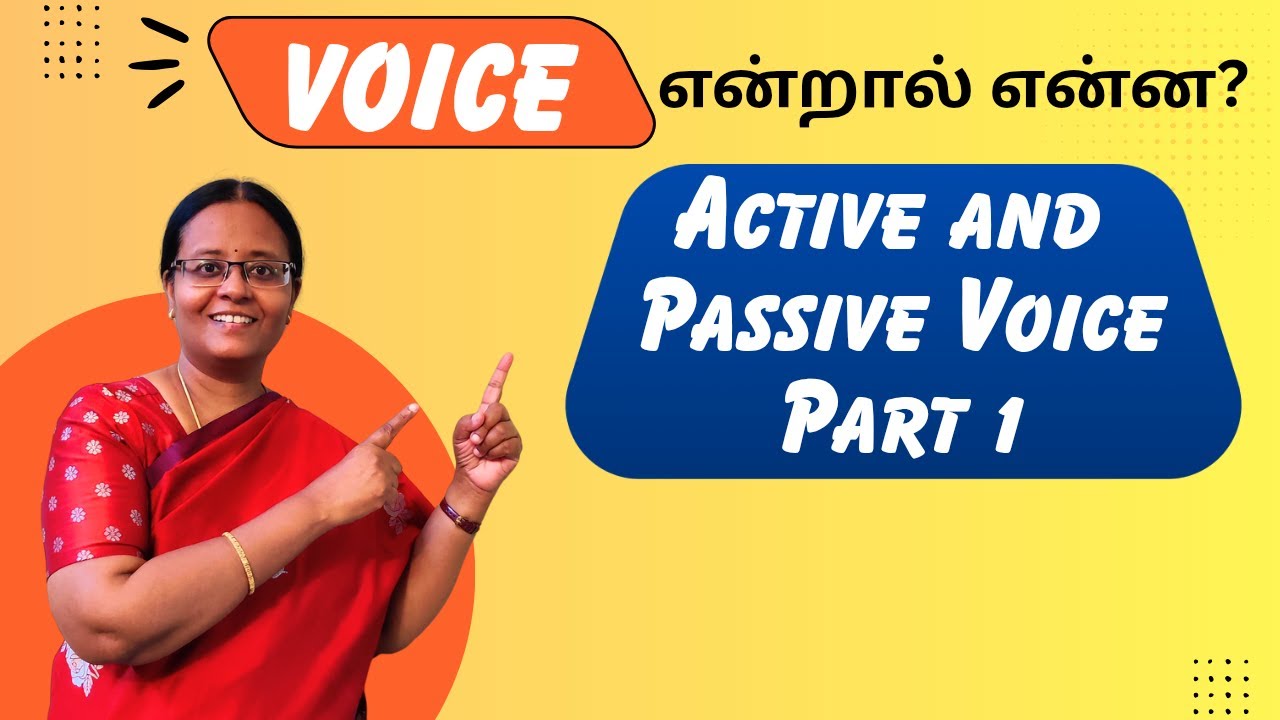 [TAMIL] Lesson 39 Active and Passive Voice Part 1 Class 10 & Class