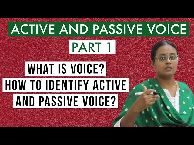 [Tamil] Lesson - 39: Active And Passive Voice Part 1| Class 10 & Class 12 |  Tet, Trb, Tnpsc English - Youtube
