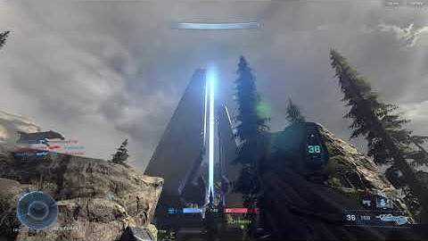 Beam Emitter Firing in Fragmentation - Halo Infinite Technical Preview