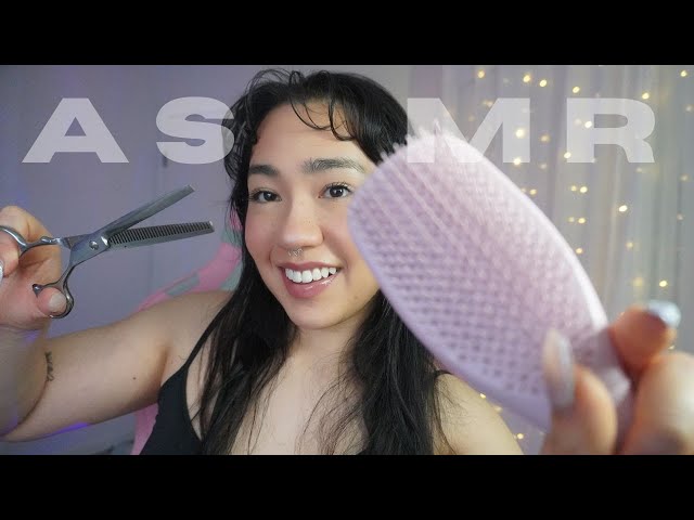 ASMR FAST & CHAOTIC HAIRCUT ✂️