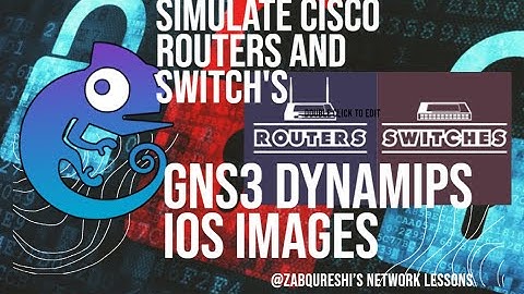 Add cisco router in gns3