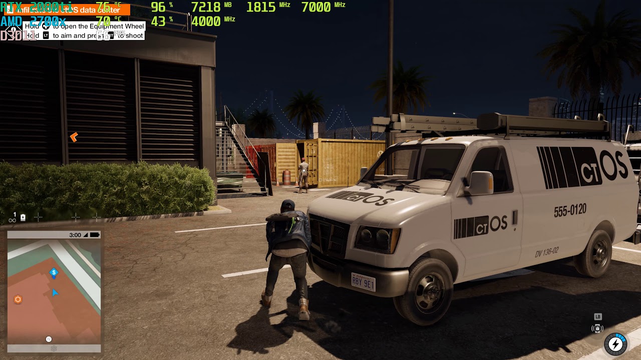 RTX 2080ti | Watch Dogs 2 | max graphic 4K