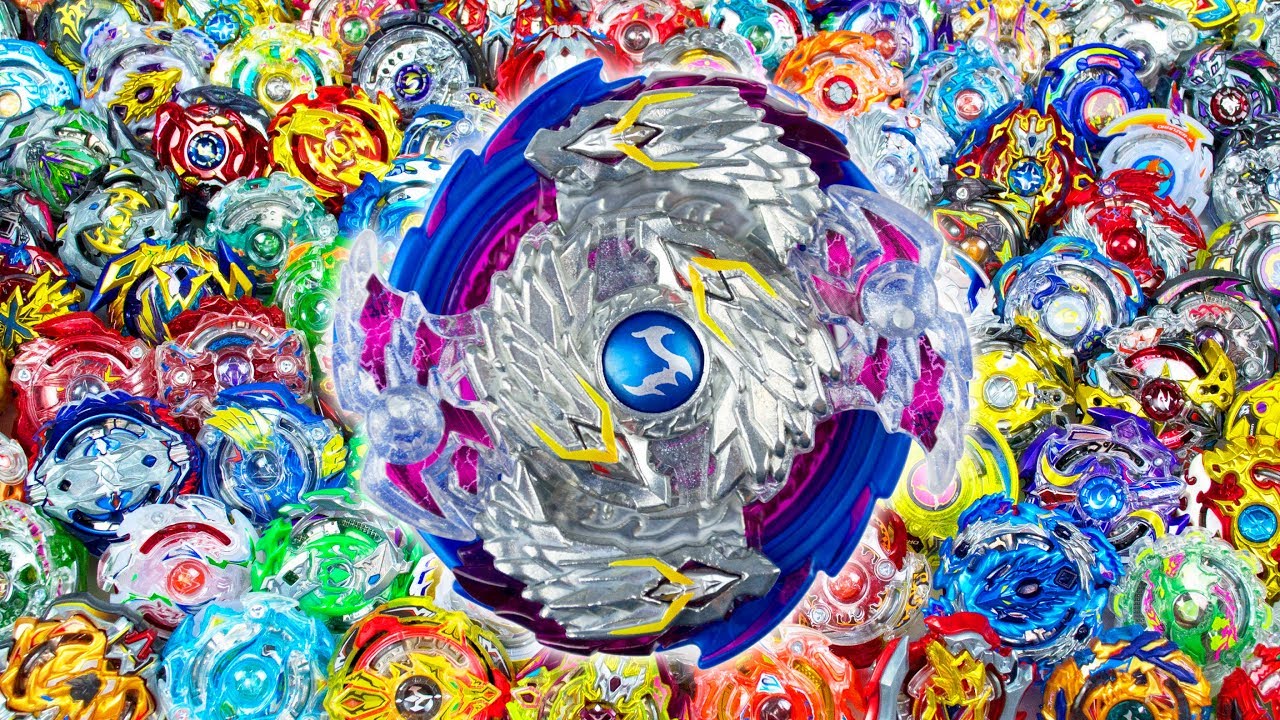 Сто волчков Бейблэйд Берст против одного Выдержит ли непобедимый волчок Beyblade Nightmare longinus?