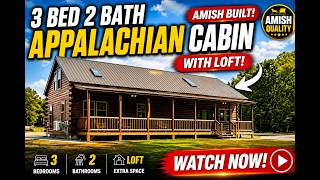Cabins Starting at Only $35K?! Stunning Amish Appalachian Cabin: Nationwide Shipping! Modular Cabin