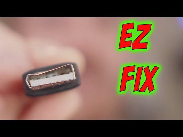 How to Fix Bent USB Cable: Quick & Easy Solutions