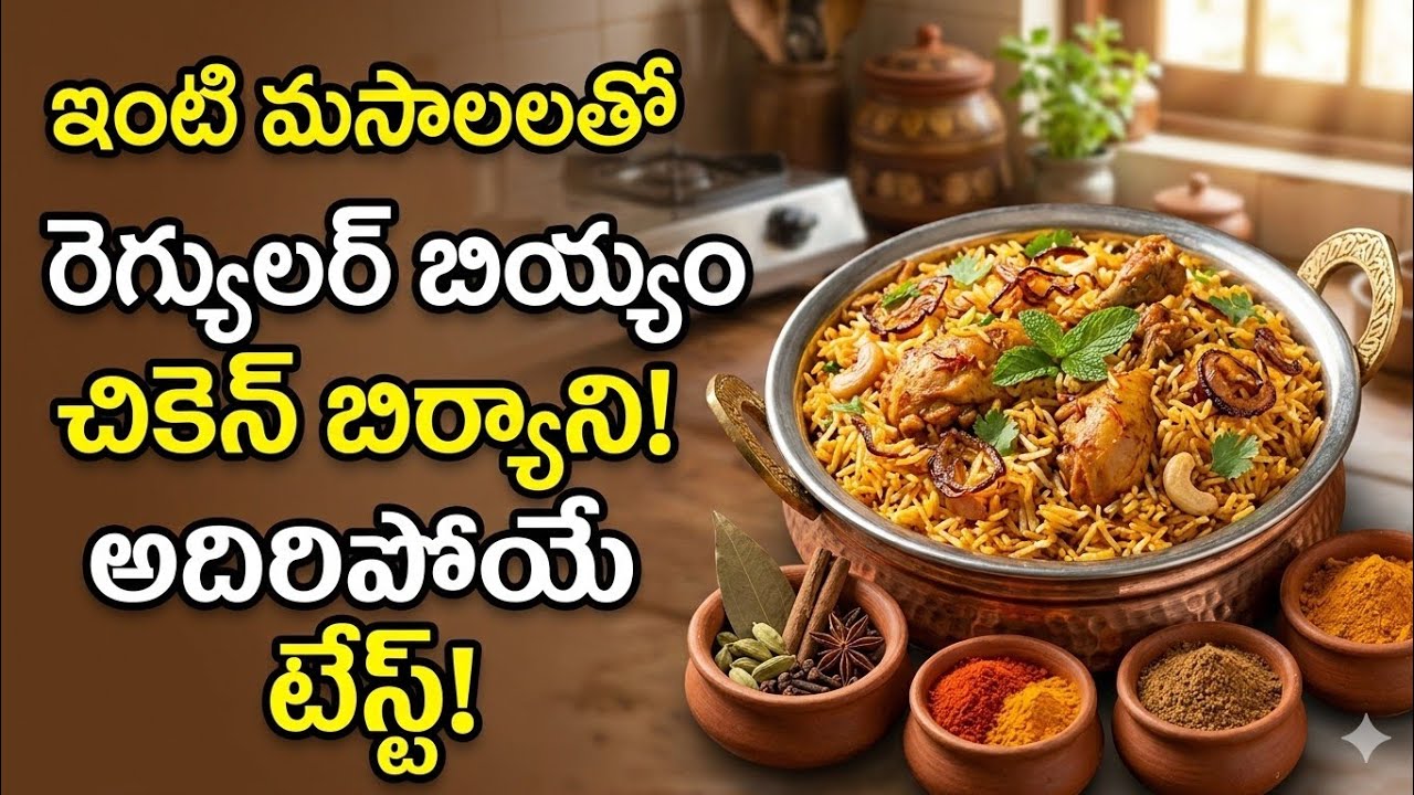 ఇంట్లో ఉండే మసాలా బియ్యంతో అద్భుతమైన చికెన్ బిర్యాని 😋😋 రెస్టారెంట్ లో కూడా దొరకదు ||