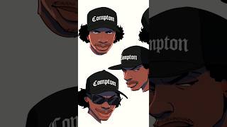 🕶 Drawing EAZY E in Animation 🕶 #hiphop #art #eazye