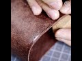 Making a Handmade Leather Phone Bag - ASMR