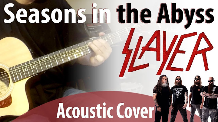 Seasons in the Abyss Acoustic version - Acoustic performance video thumbnail
