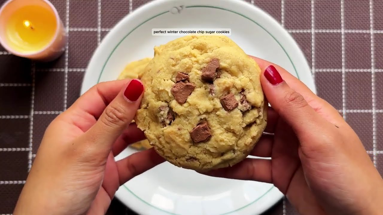 Chocolate Chip Sugar Cookies 🍪 | Cozy Baking With Me