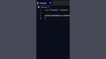Check anagram strings using Python  #coding #python #programming