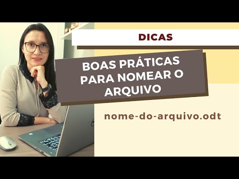 Vídeo: Como Nomear Um Arquivo