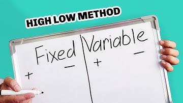 High Low Method - Elements of Costing explained with three examples - AAT - ACCA - CIMA