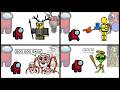 Mini Crewmate Kills Italian Brainrot Characters - Part 63  Among Us