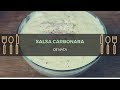 🥛🥓SALSA CARBONARA CON NATA🥚🧀 increiblemente fácil y deliciosa