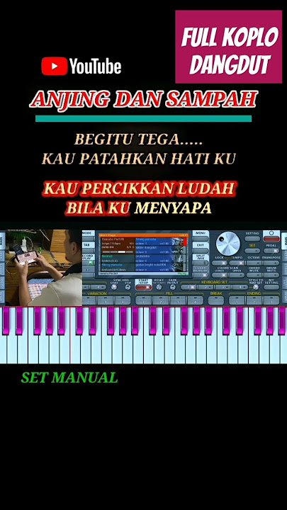 anjing dan sampah - rhoma irama - set manual org2024#shorts