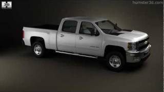 Chevrolet Silverado Crew Cab Standard bed 2013 3D model by 3DModels.org