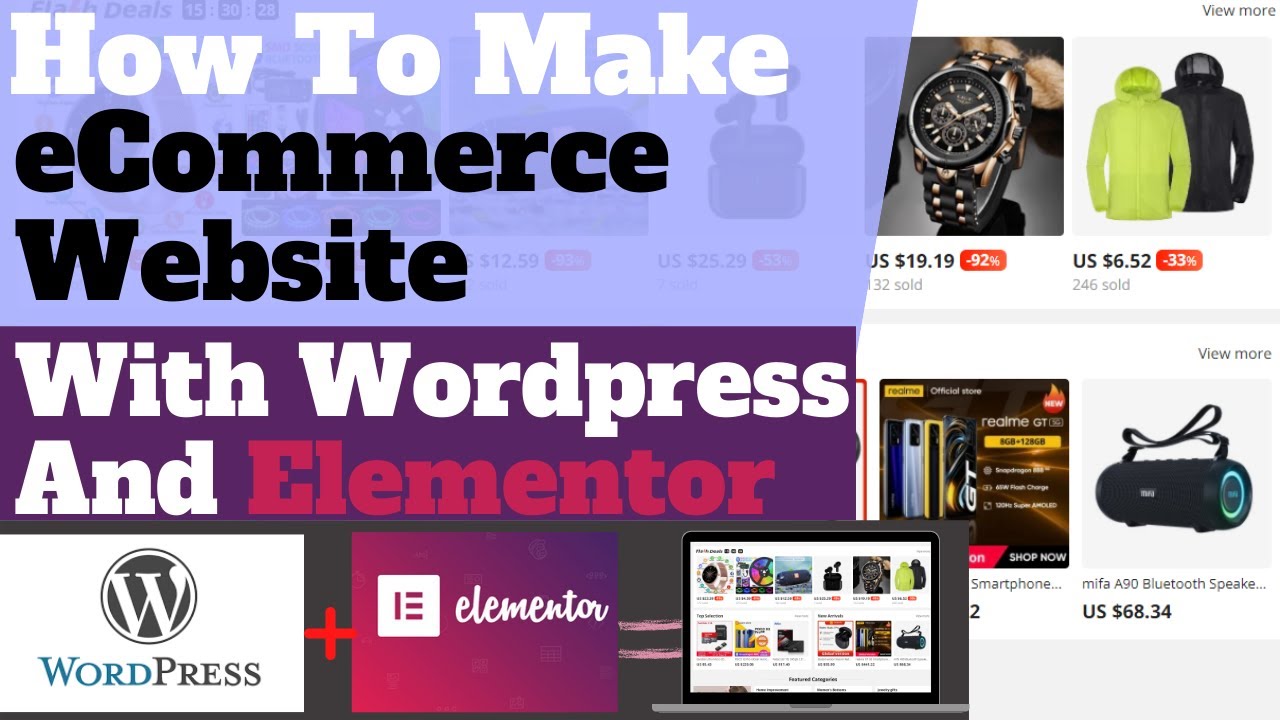 How To Make an eCommerce Website With WordPress and Elementor 2021 Elementor Tutorial 🔥