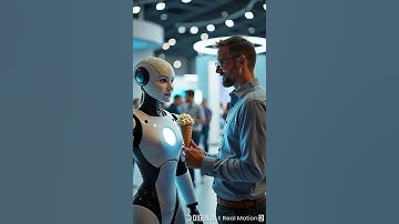 Ice Cream from a Robot? The Future Tastes Delicious! #robotics #shortsviral #humanoid
