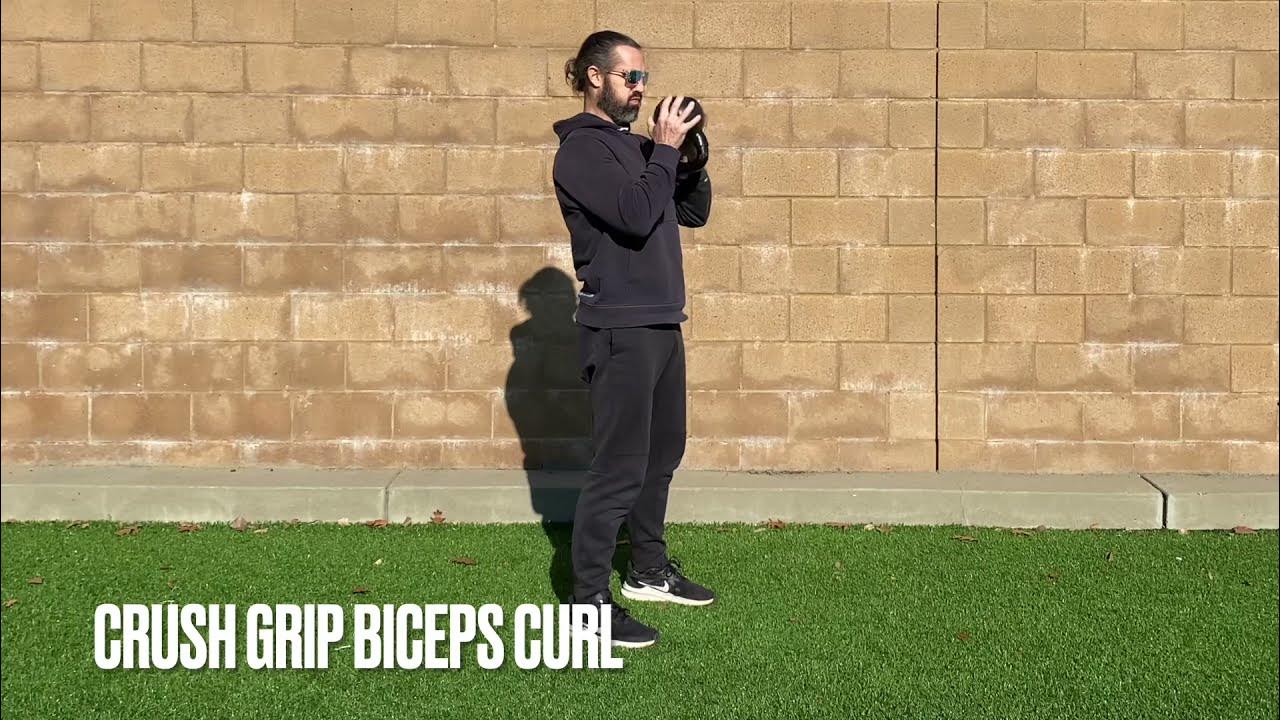 Crush Grip Bicep Curl (Kettlebell) Demo Video YouTube