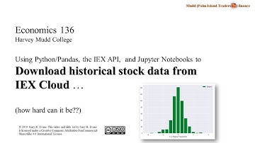 Downloading free stock and ETF data from IEXCloud