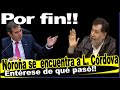 Por fin!! Noroña se topa a Lorenzo Córdova (INE) y le dice sus verdades, salió huyendo del recinto