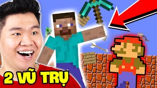 Mario Đối Đầu Với Steve Trong Minecraft ??